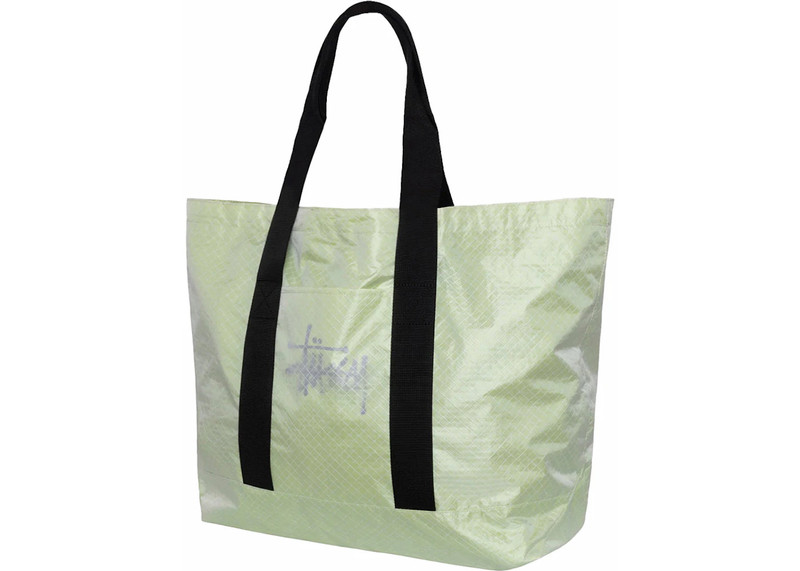 Stüssy Stussy Ripstop Overlay Extra Large Tote Bag Lime outlook