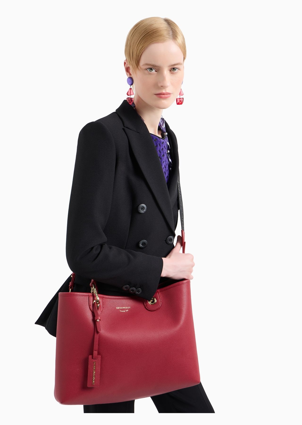 Medium MyEA shopper bag with deer print - 15