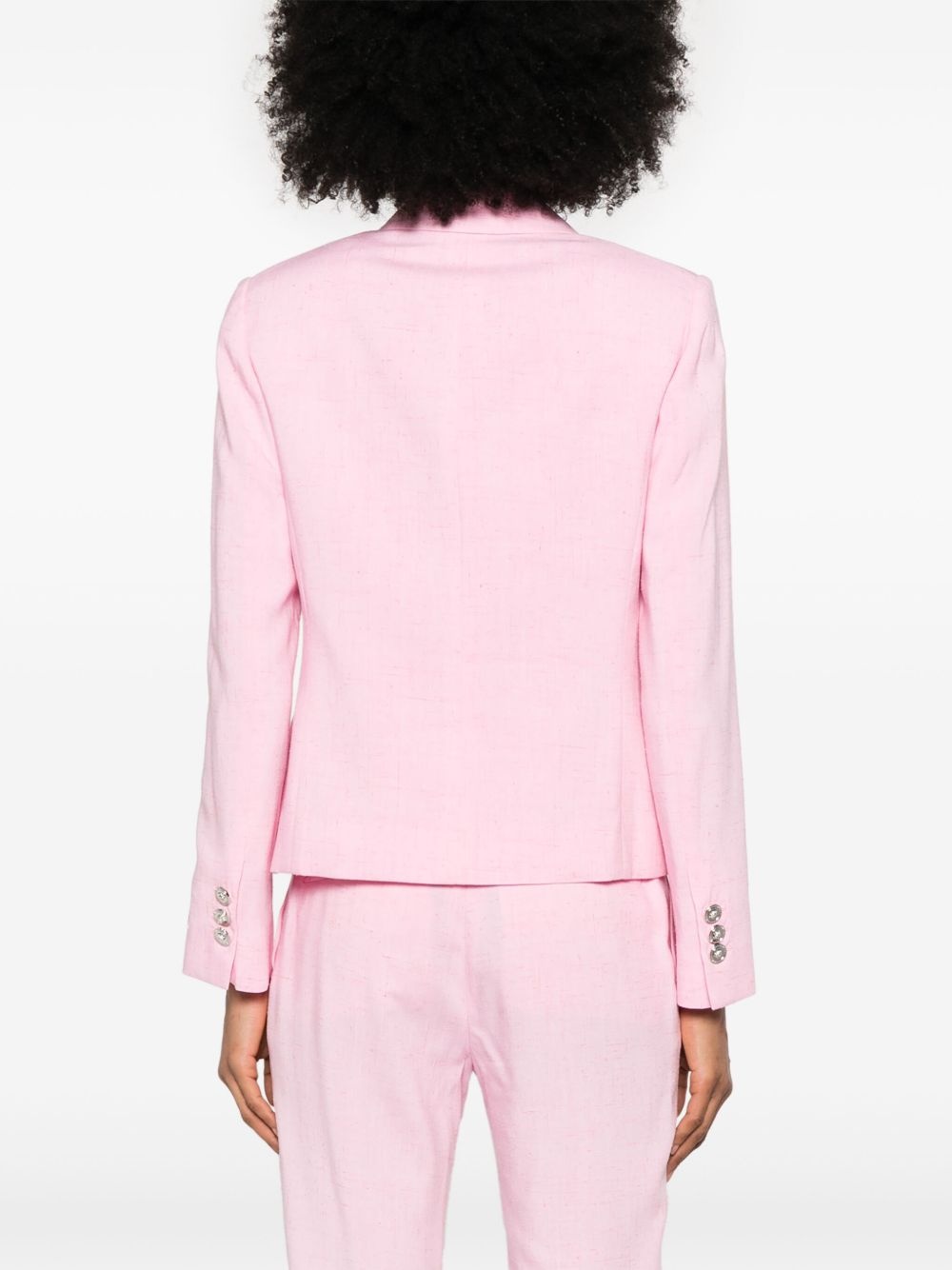 malfilé double-breasted blazer - 4