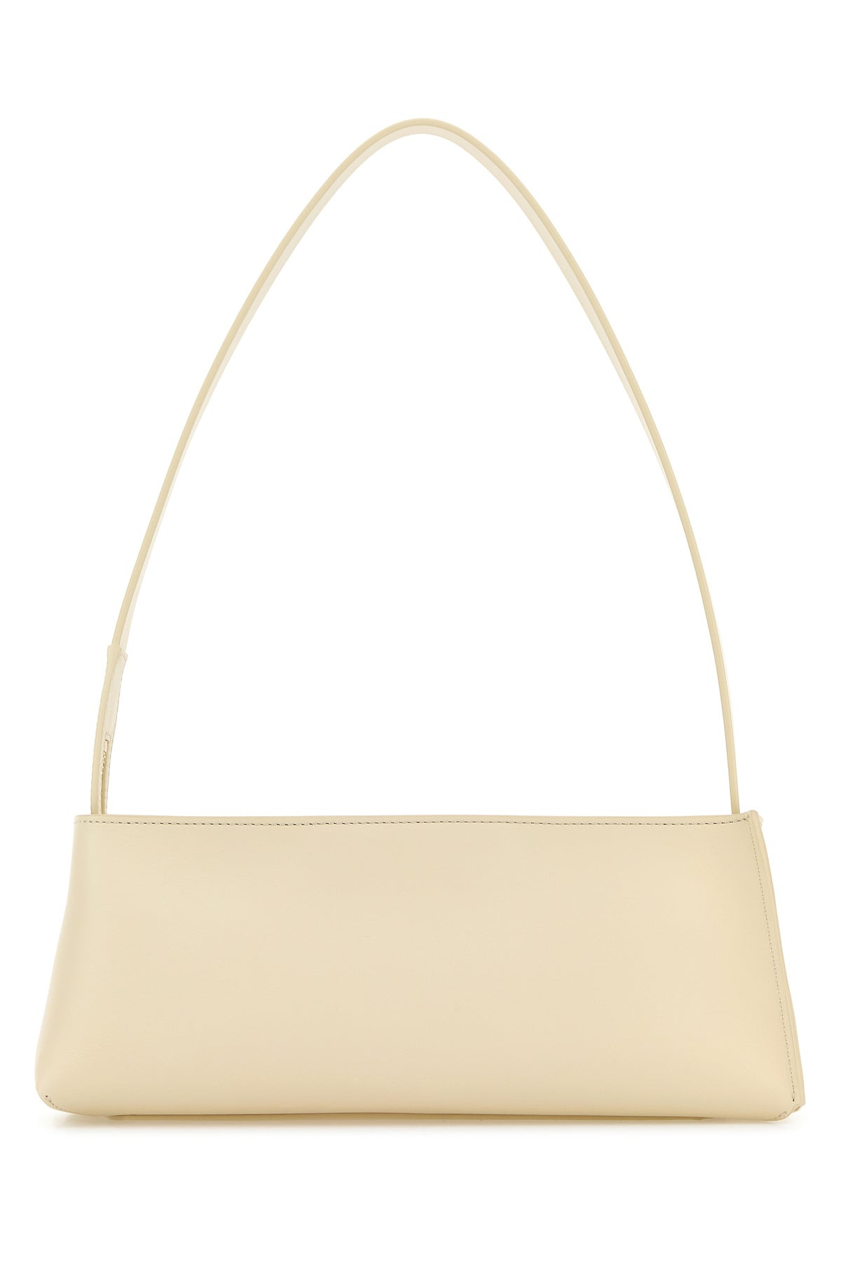 Ivory leather shoulder bag - 3