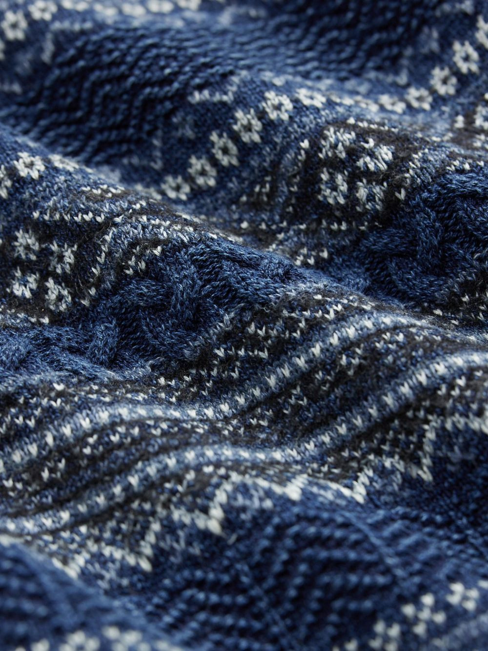 Fairisle V-neck sweater - 5