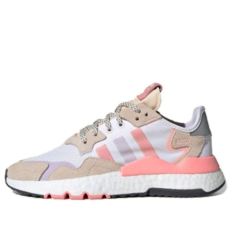 (WMNS) adidas Nite Jogger 'White Glory Pink' FX7459 1