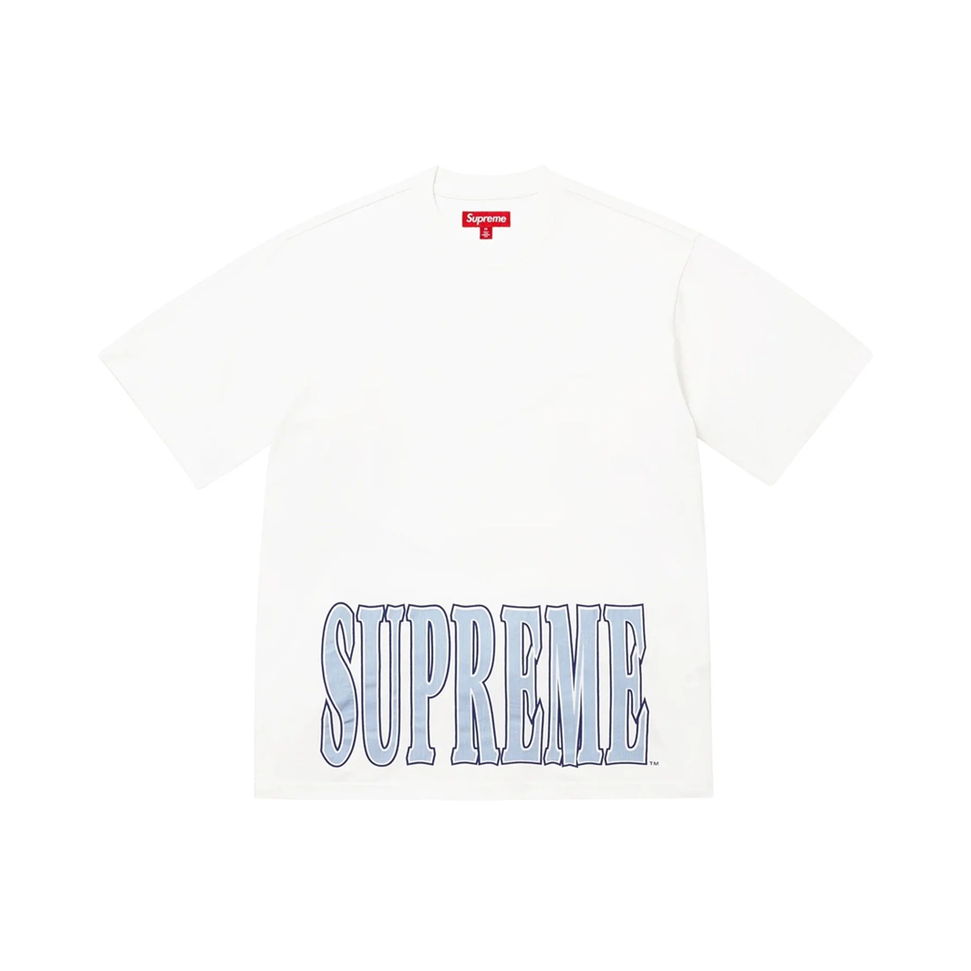 Supreme Cracked Stretch Short-Sleeve Top 'White' - 1