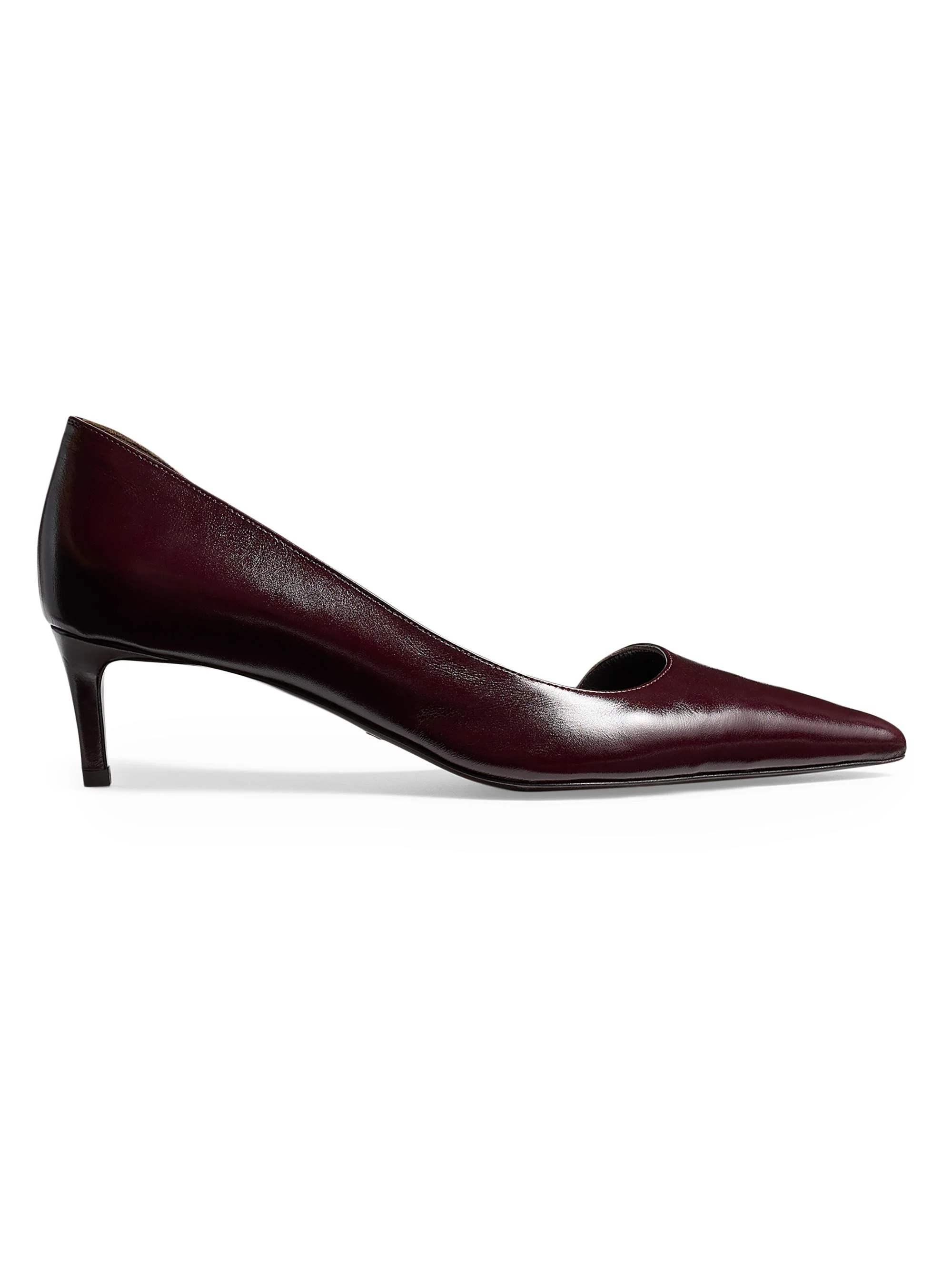 Women's Jett 45MM Leather D'Orsay Pumps - Bordeaux - 1