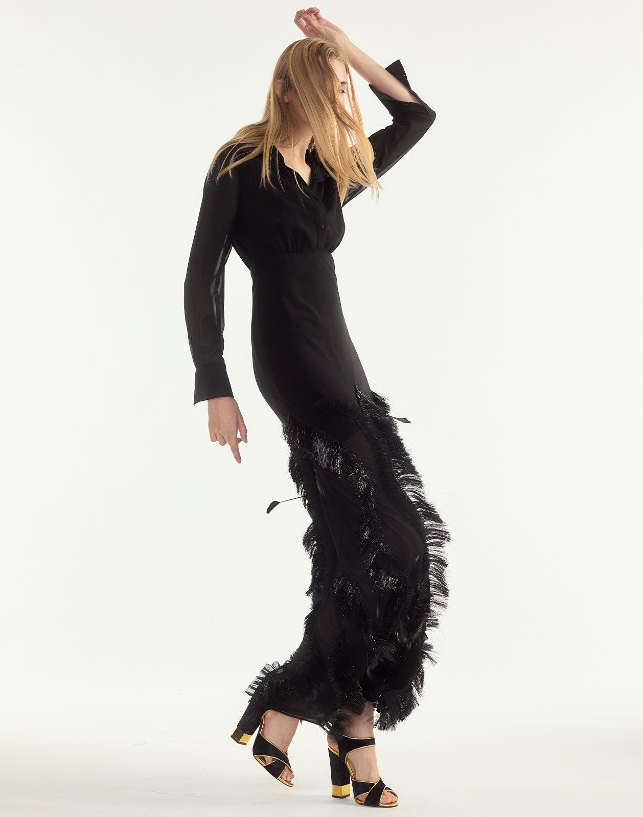 Dusk Silk Dress - 3