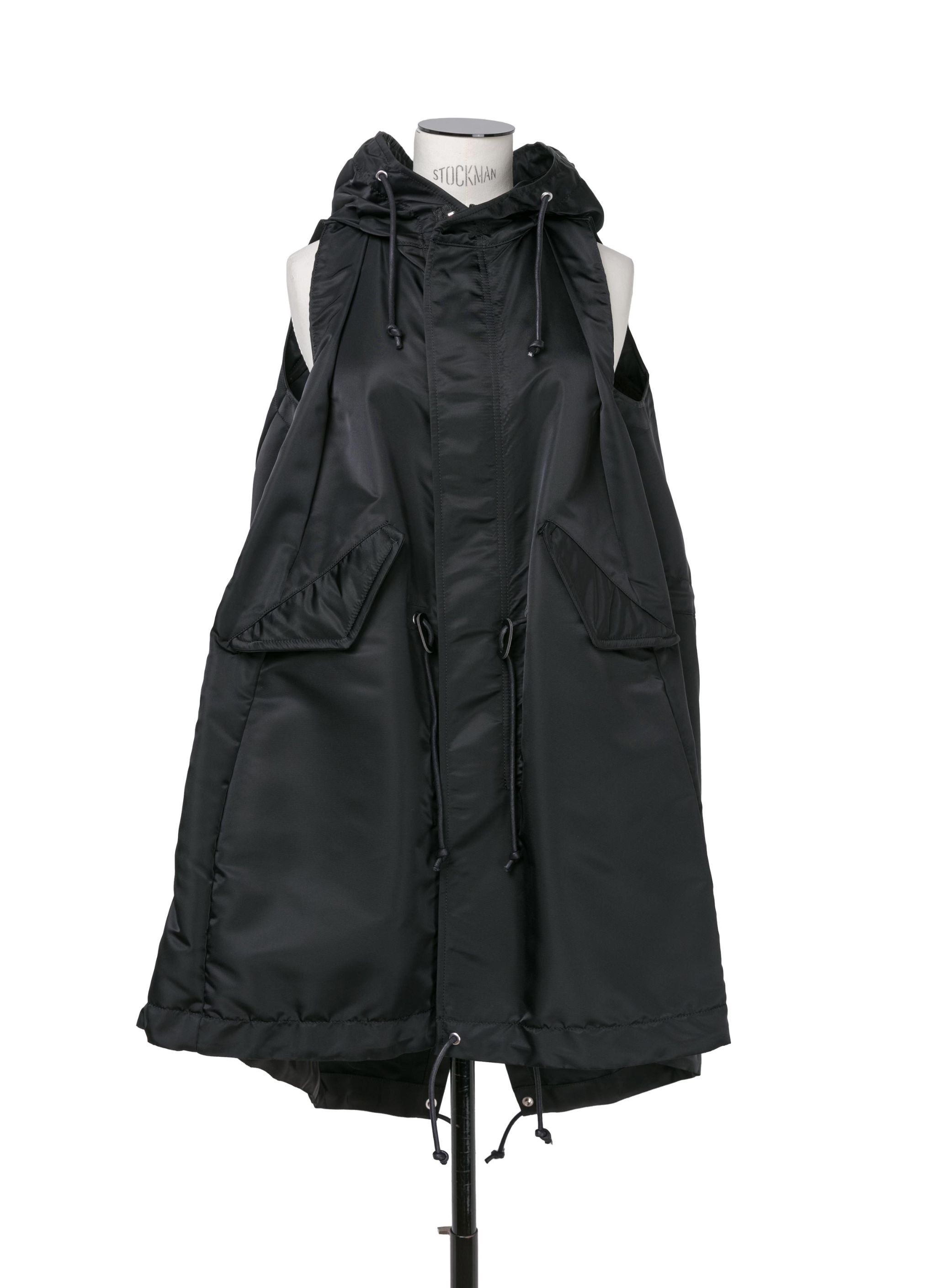 【sacai】Relaxed Hoodie Vest Sacai】Nylon Twill Hoodie Vest フーディー ベスト