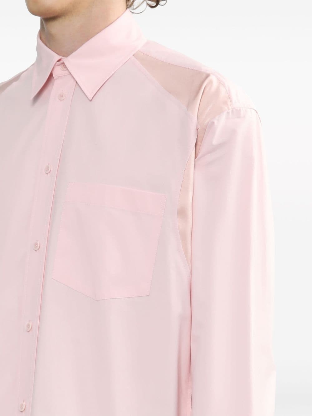 classic-collar cotton shirt - 5