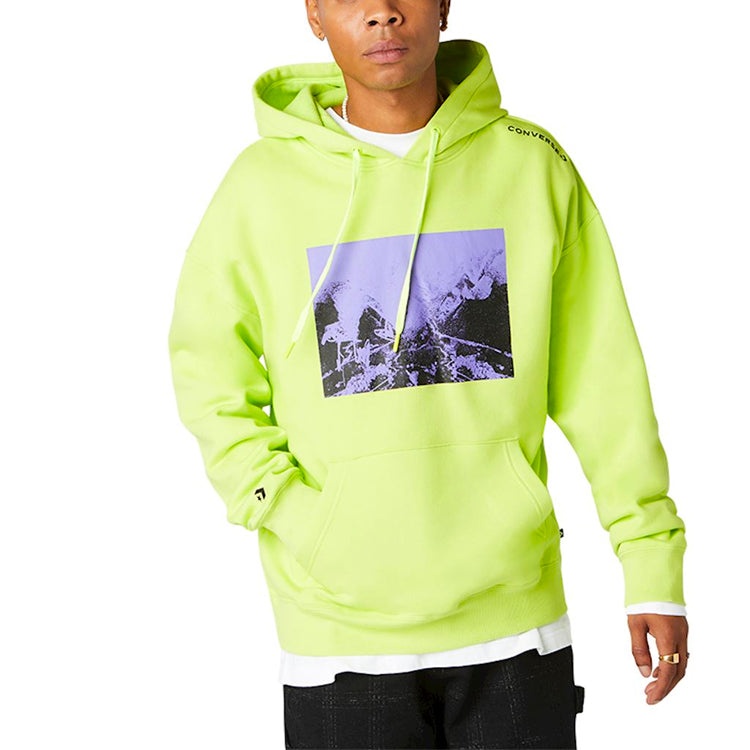 Men's Converse Casual Sports Pullover Lemon Yellow 10020816-A02 - 3