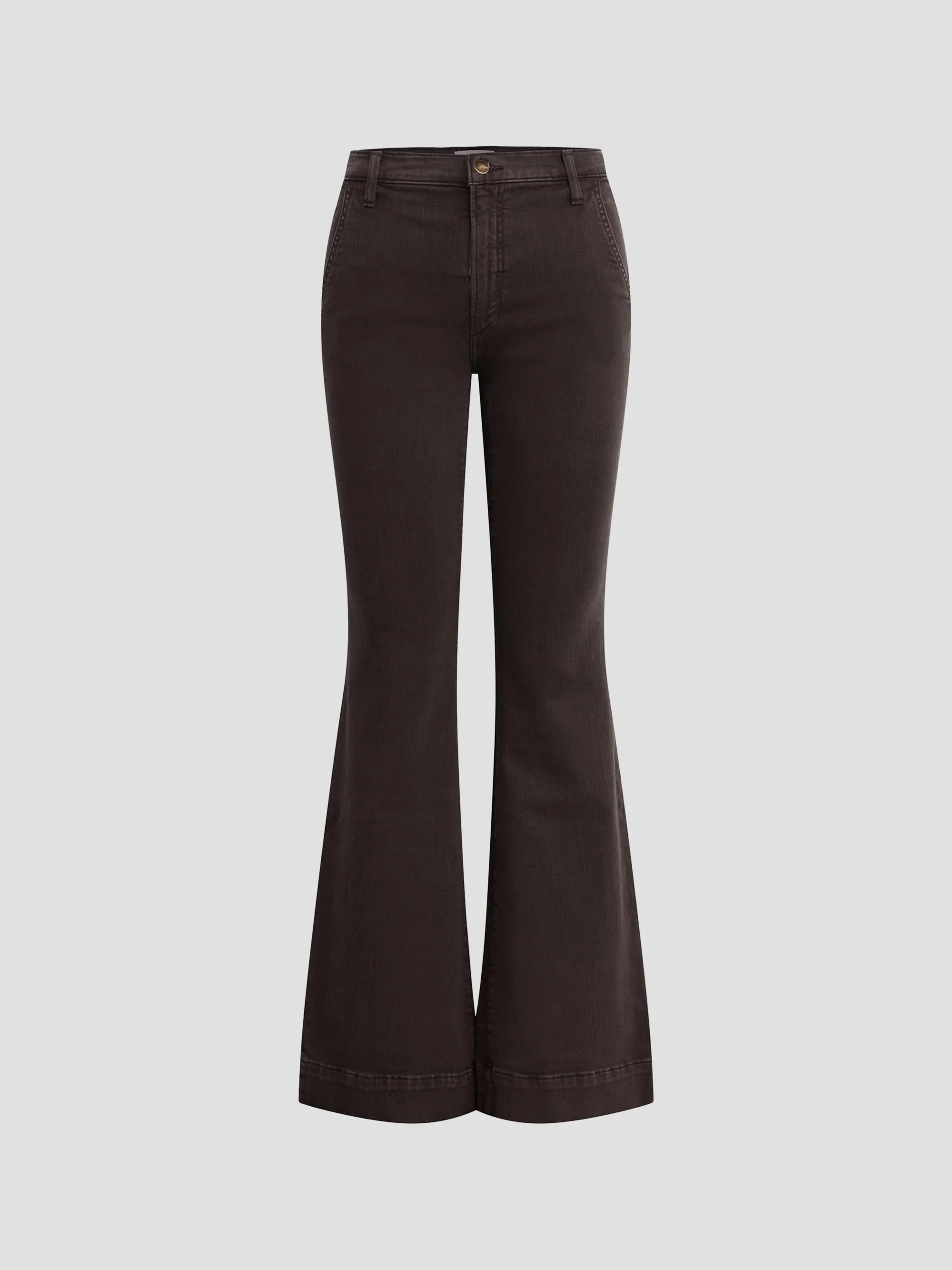 Women's The Molly Flare Jeans - Dark Coffee Bean - 1
