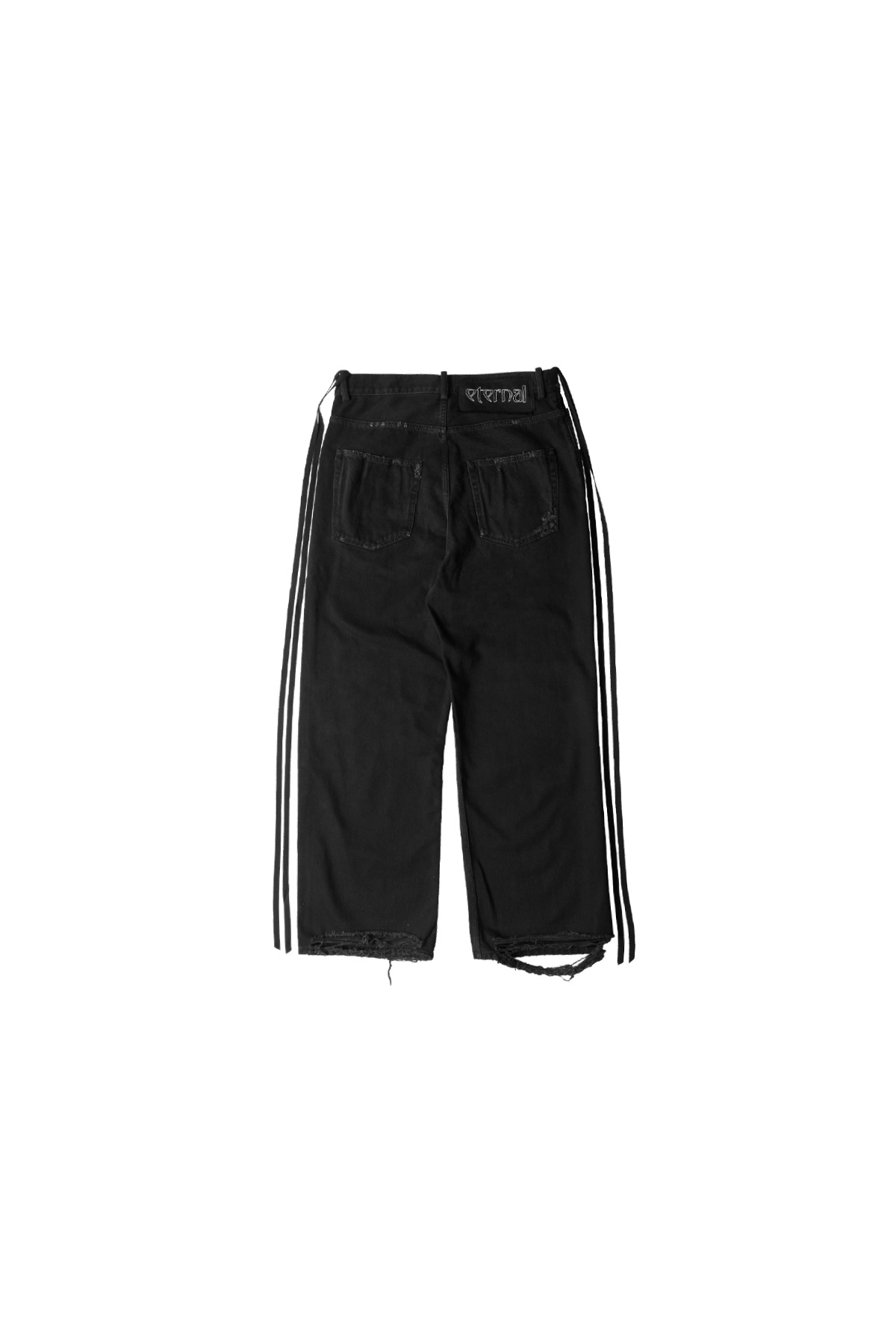 Ann Demeulemeester Olan 5-Pocket High Comfort Trousers Black - 2