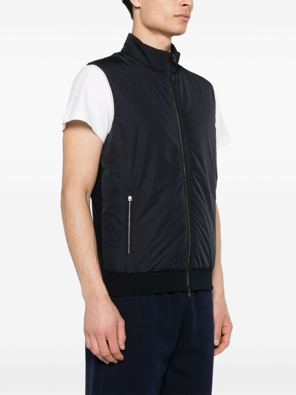 panelled-design gilet - 3