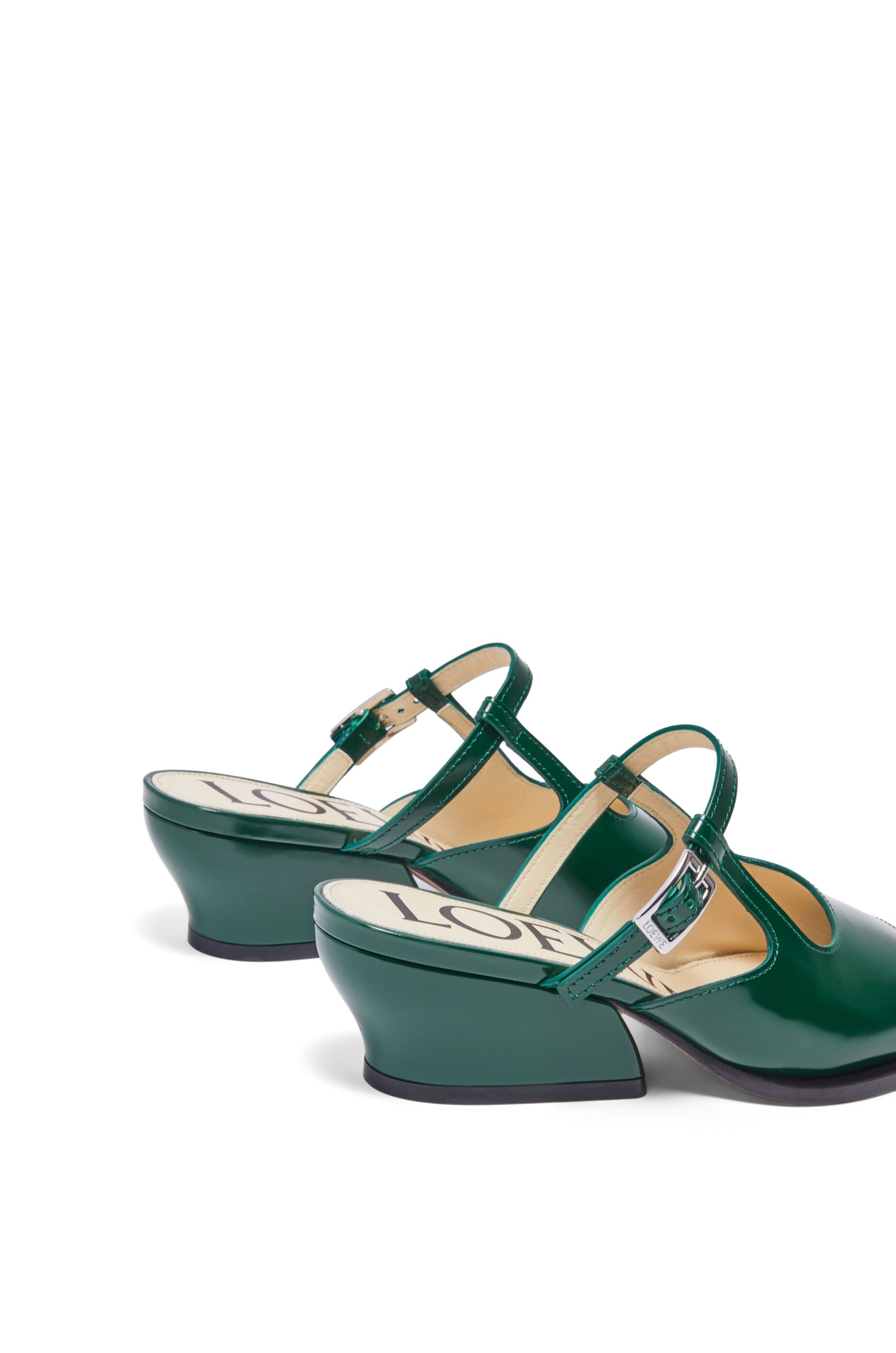 Onda open-toe mule in brushed calfskin - 5