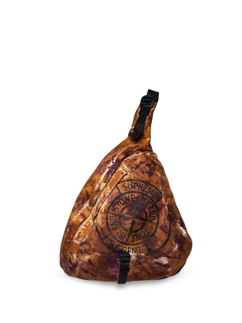 x Stone Island printed Camo shoulder bag - 1