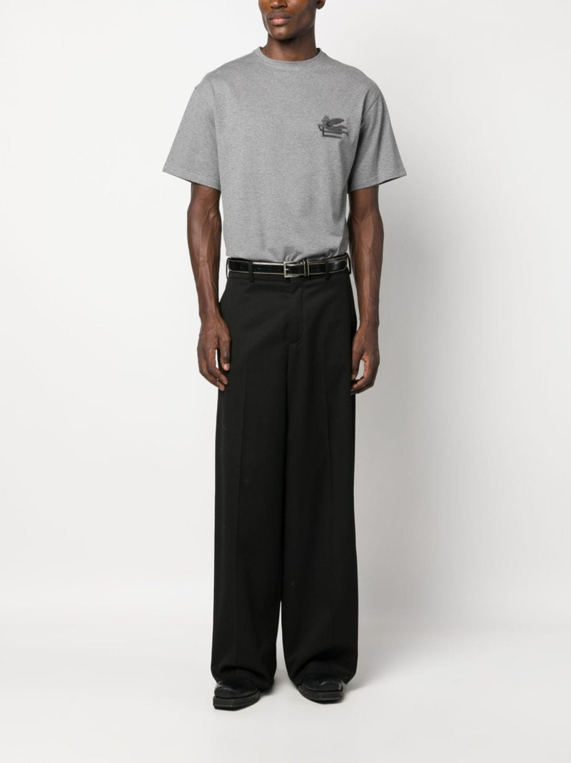 Etro Pegaso-embroidered cotton T-shirt outlook