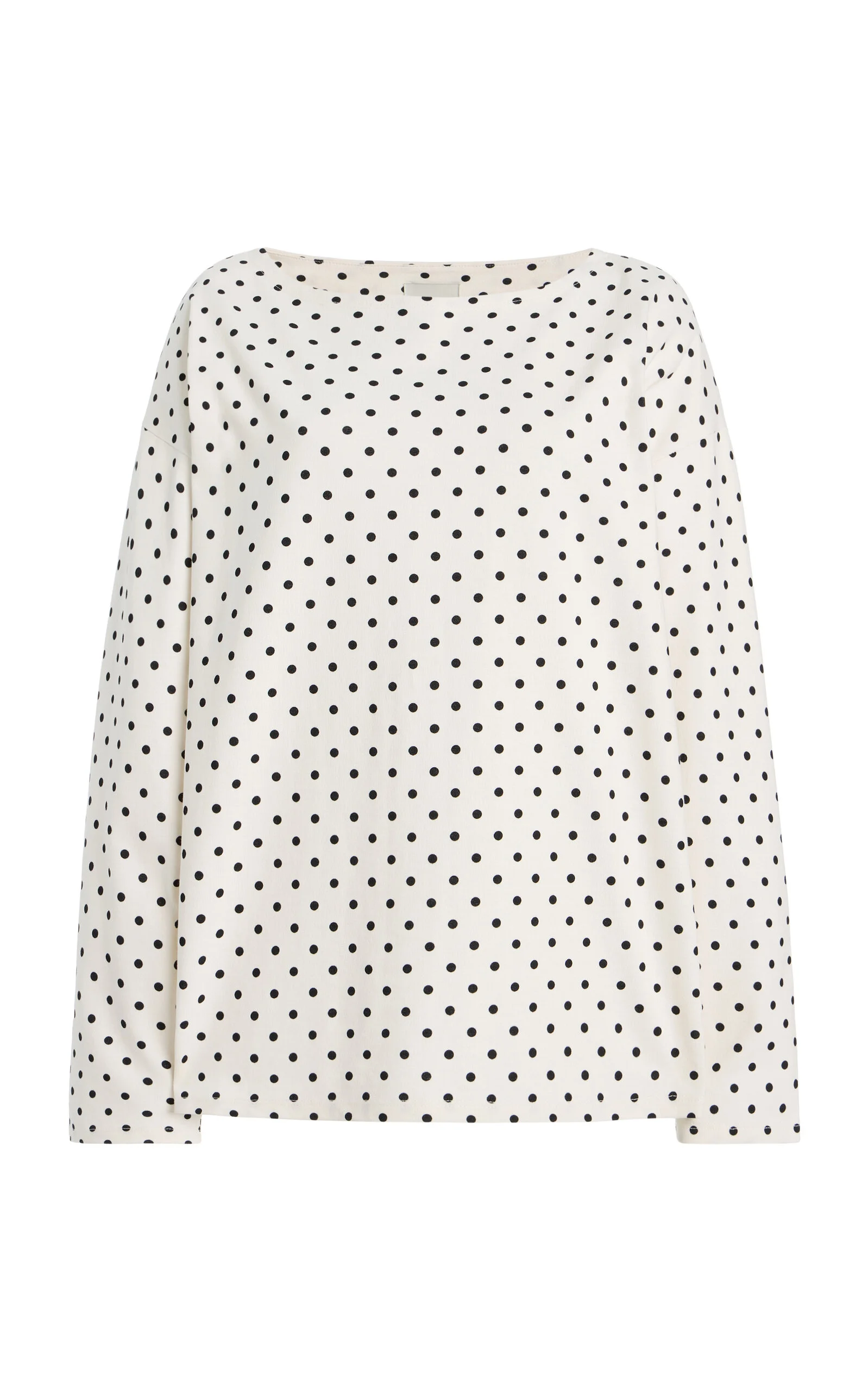 Exclusive Bea Polka-Dot Cotton Top black/white - 1