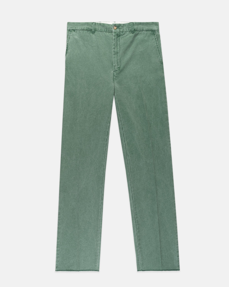 J. PRESS GREEN WASHED CANVAS CAPE COD PANT outlook