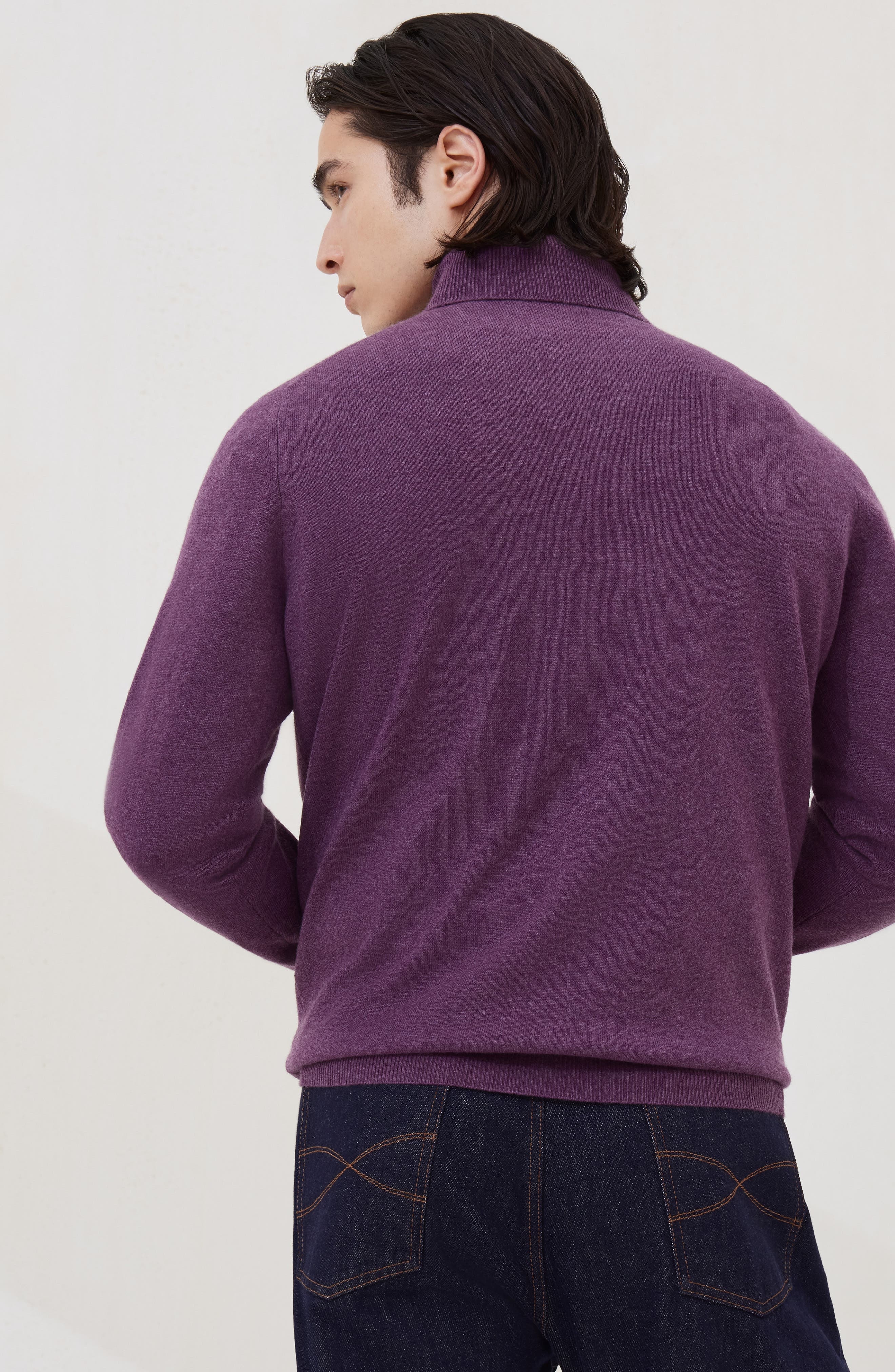 Brunello Cucinelli Turtleneck sweater in Purple at Nordstrom - 3
