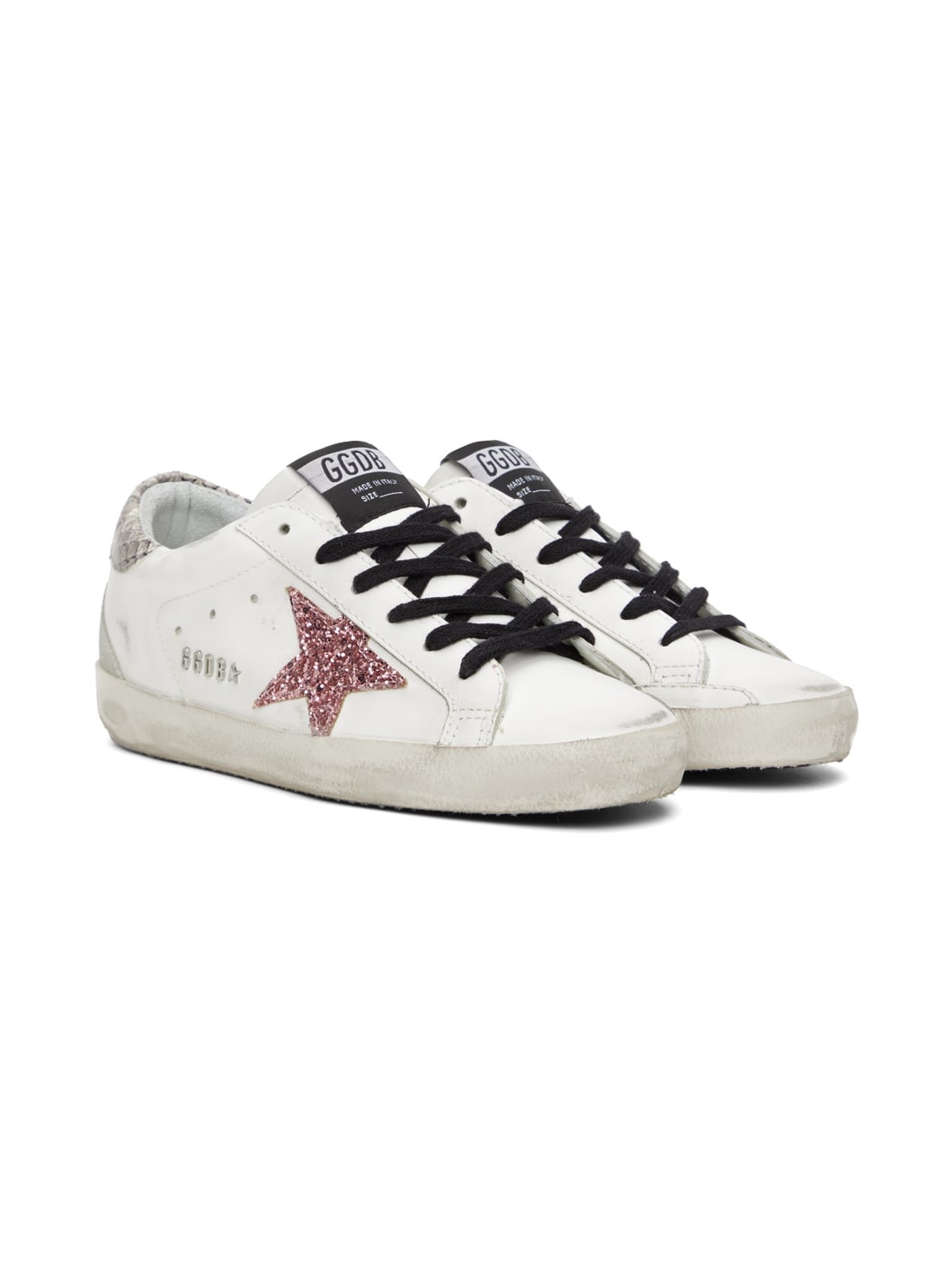 SSENSE Exclusive White Super-Star Sneakers - 4