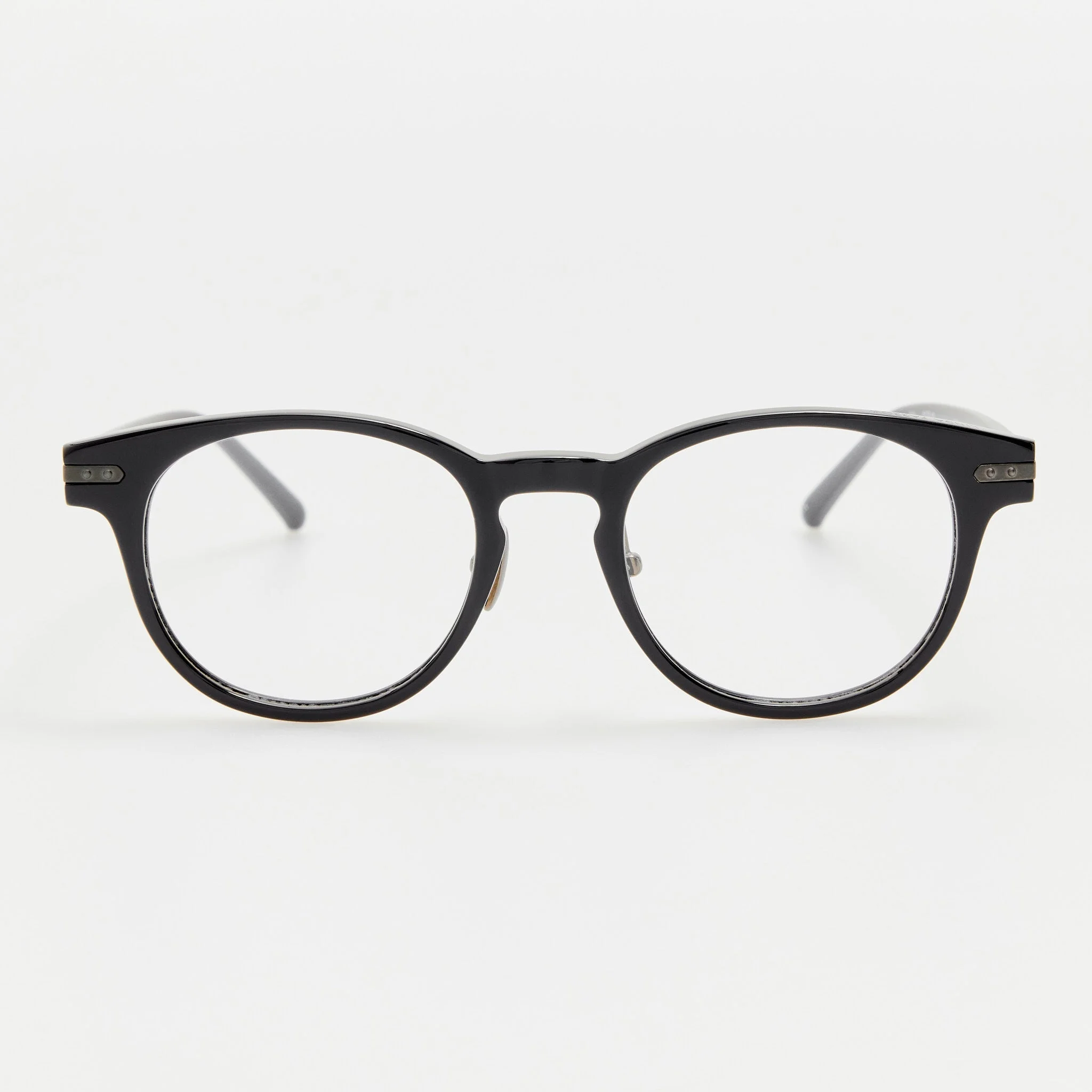 검정과 니켈 (ASIAN FIT)에 있는 BAY OPTICAL D-FRAME - 1