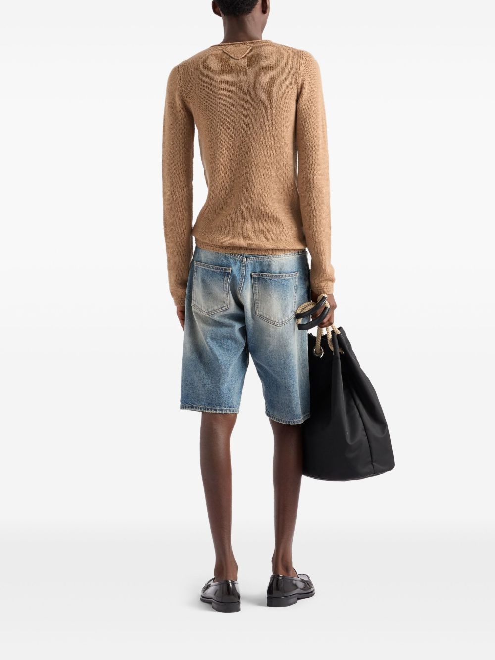 denim bermuda shorts - 3