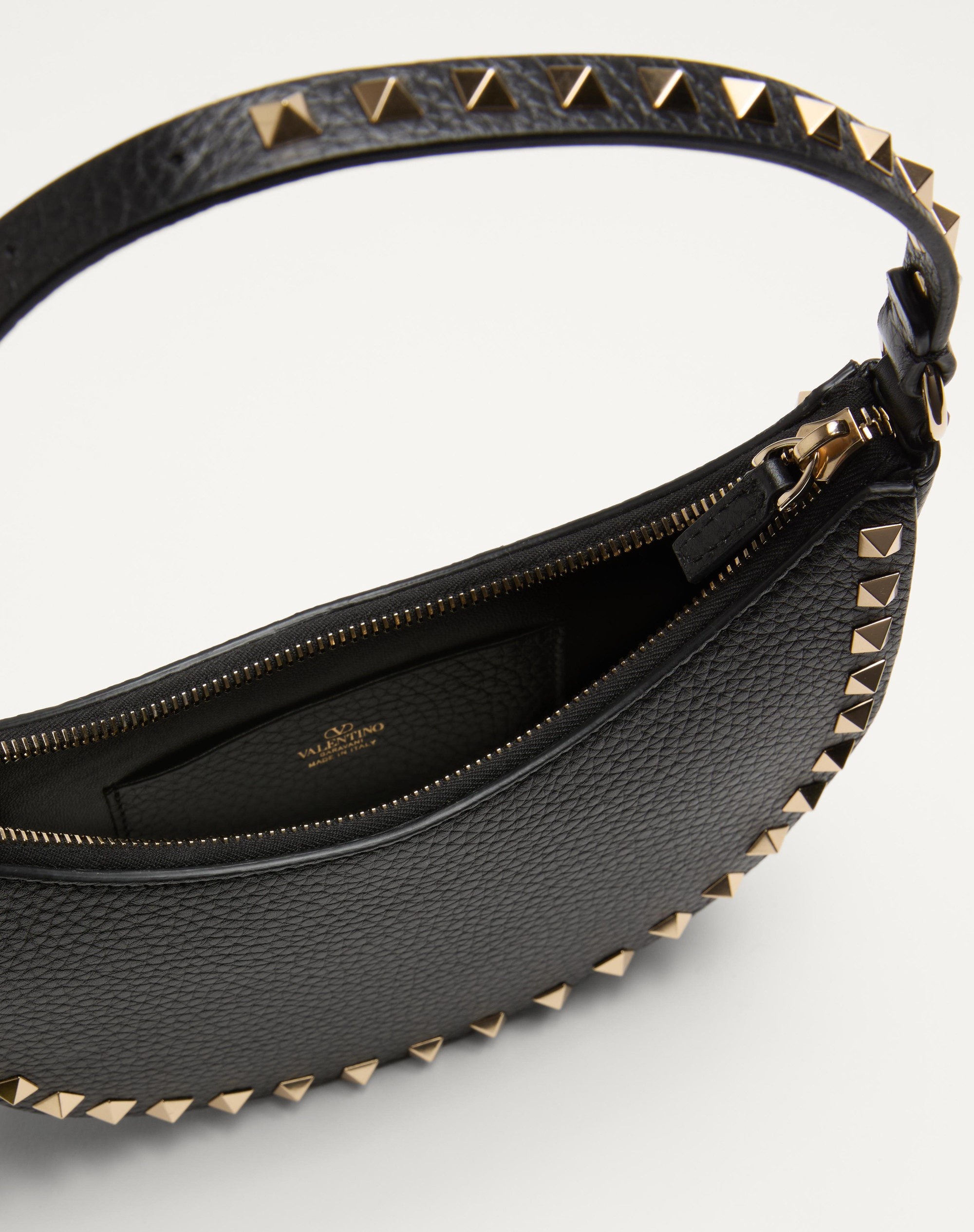 MINI ROCKSTUD HOBO BAG IN GRAINY CALFSKIN - 6