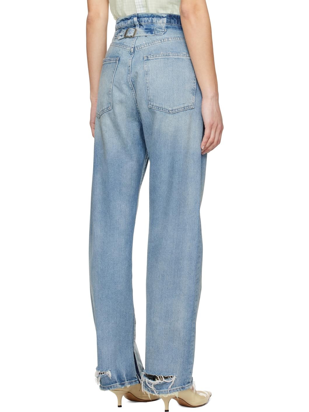 Blue 5 Pockets Jeans - 3