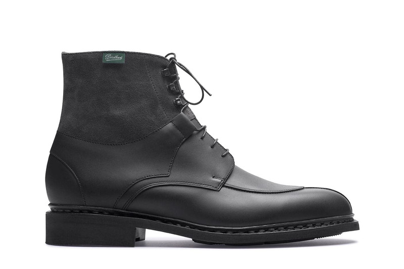 Beaumont Black Lily/Vel Grunge - Rubber Sole 1
