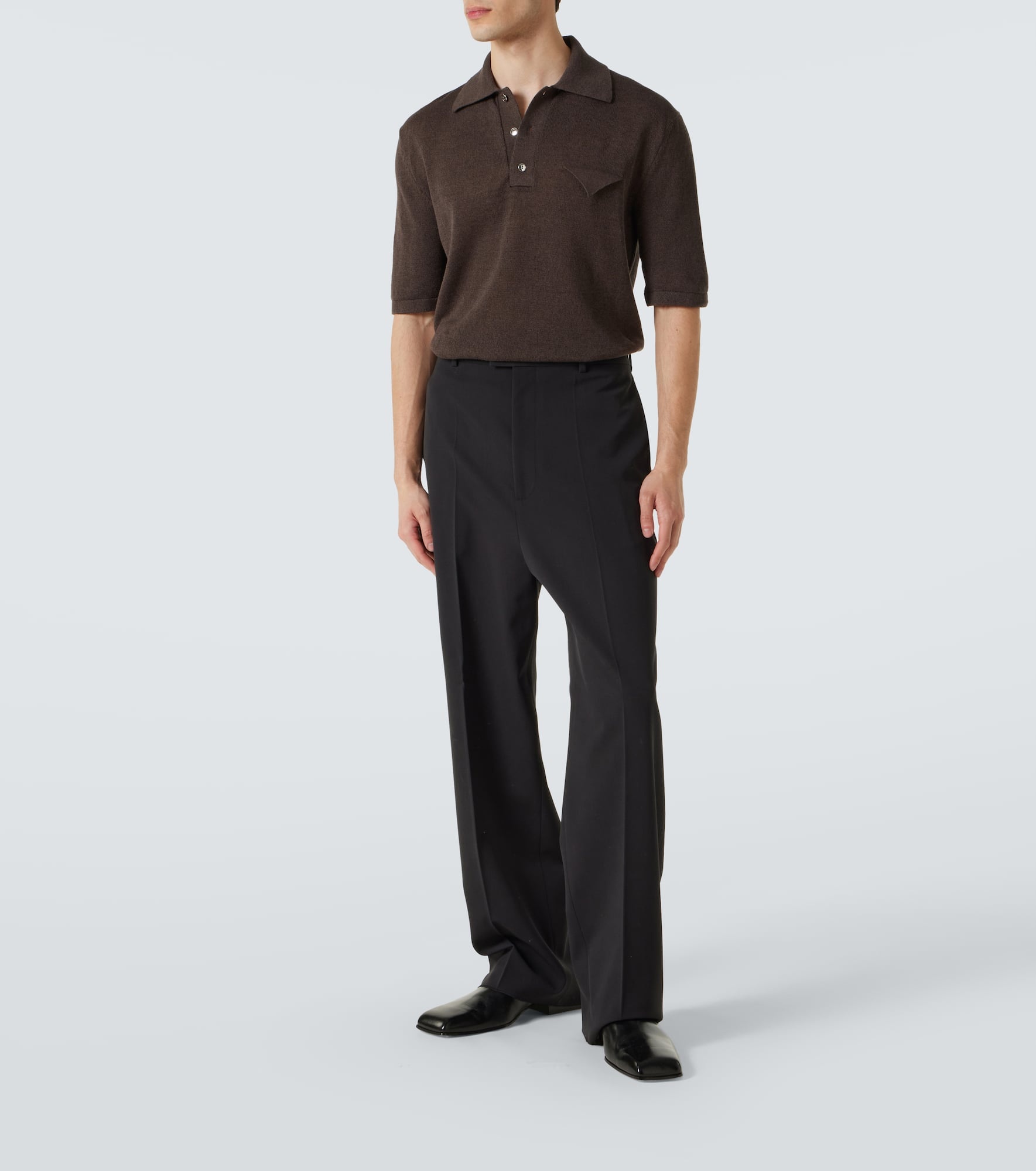 Linen polo shirt - 2