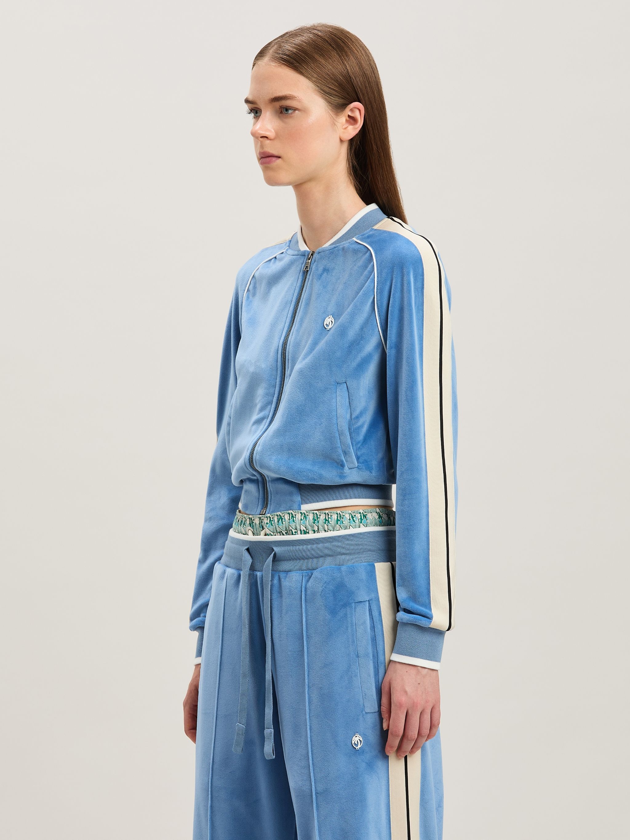 Oval Palm chenille Track Jacket - 4