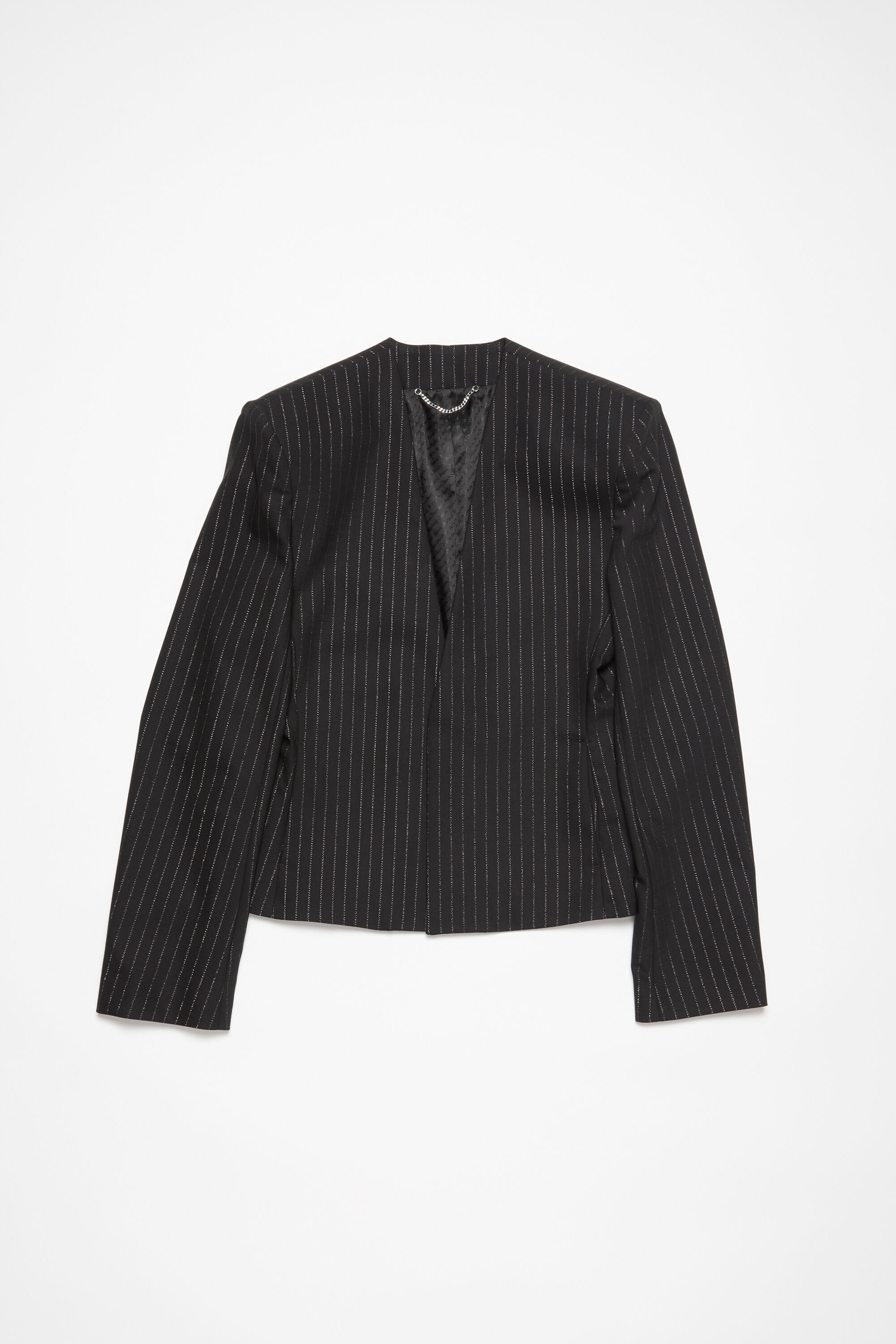 Fitted fit suit jacket - Black - 7