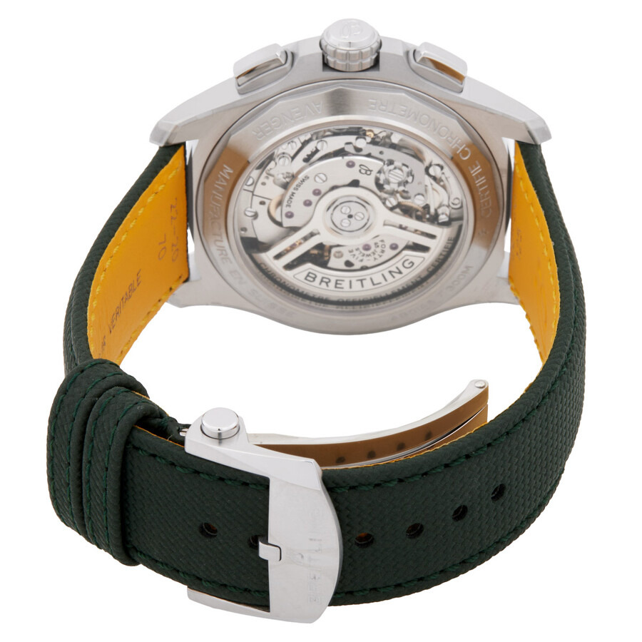 Breitling Avenger 42mm Chronograph Automatic Green Dial Men's Watch AB0146101L1X1 - 3