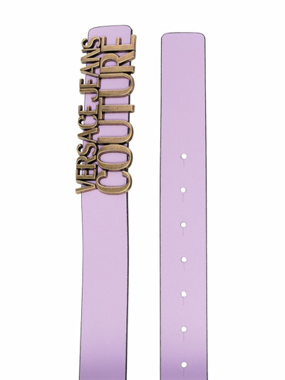 VERSACE JEANS COUTURE logo-buckle belt outlook