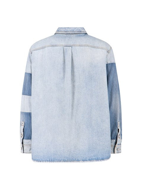 Gucci Men Denim Logo Shirt - 2