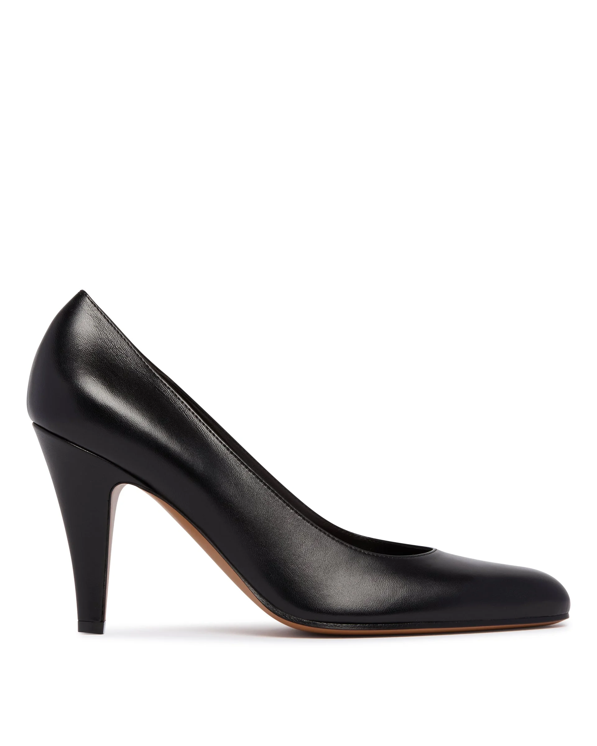 Black Ornelia Leather Pumps - 1