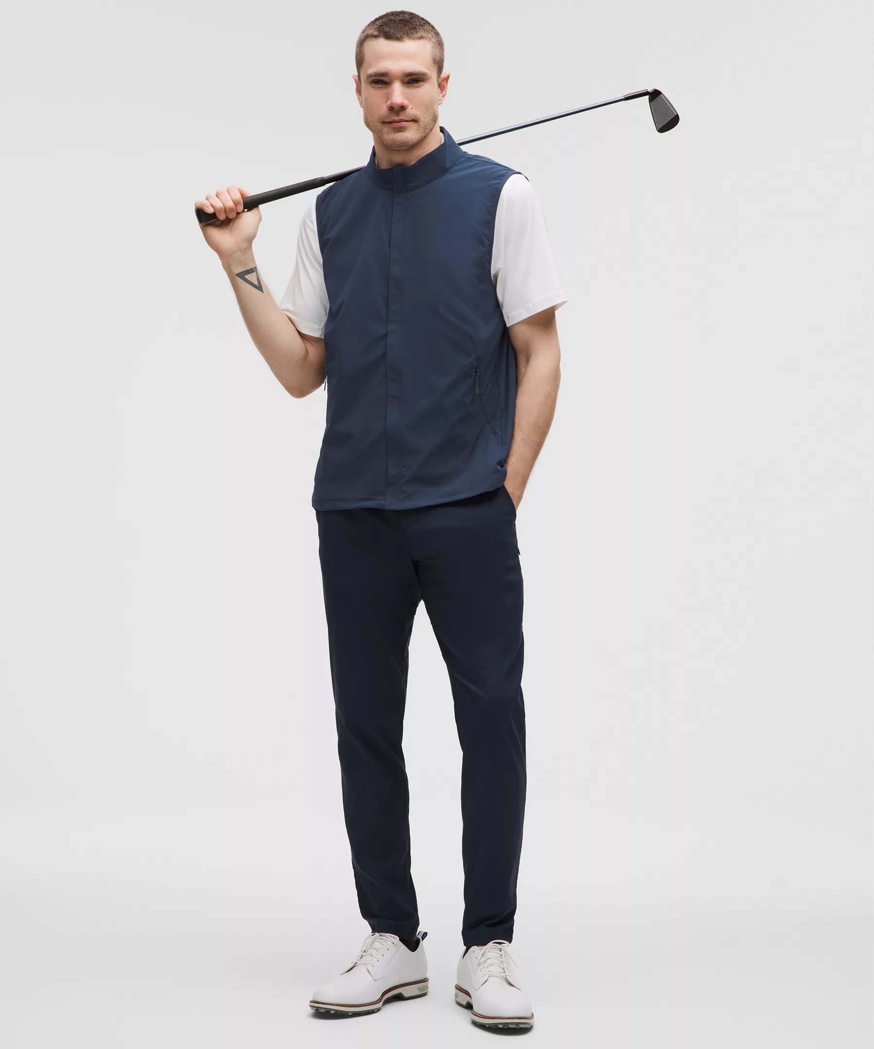 Windproof Full-Zip Golf Vest - 7