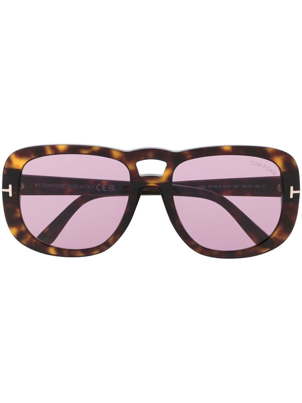 oversize-frame sunglasses - 1