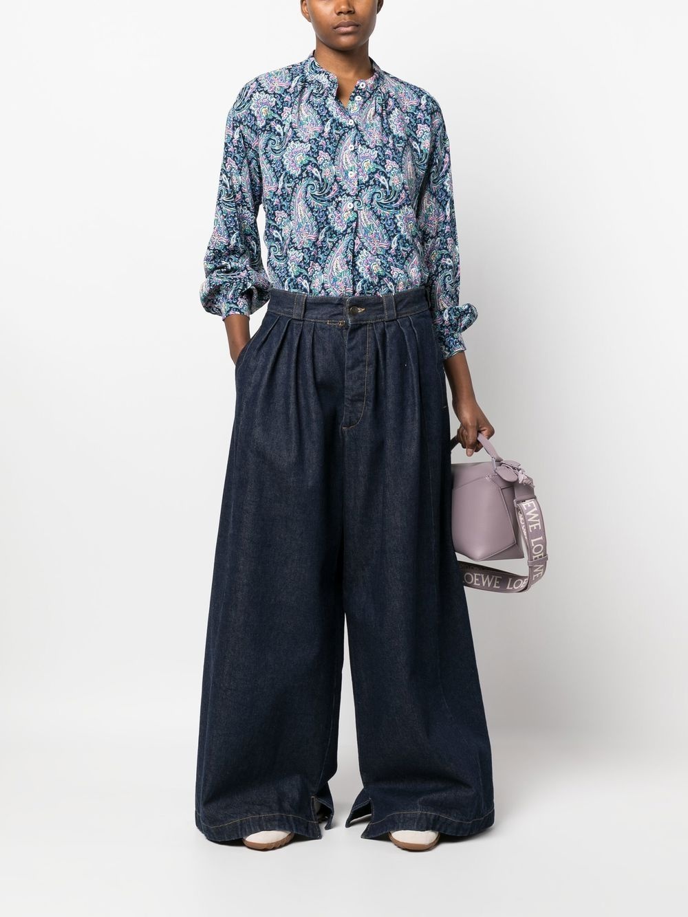 paisley-print blouse - 4