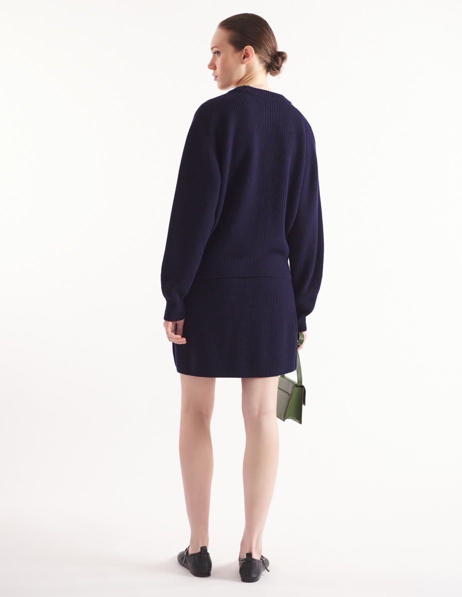 BOLD FOX HEAD PATCH COMFORT RIBBED JUMPER - 5