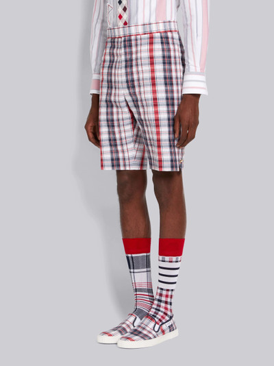 Thom Browne Multicolor Striped Plaid Classic Backstrap Short outlook