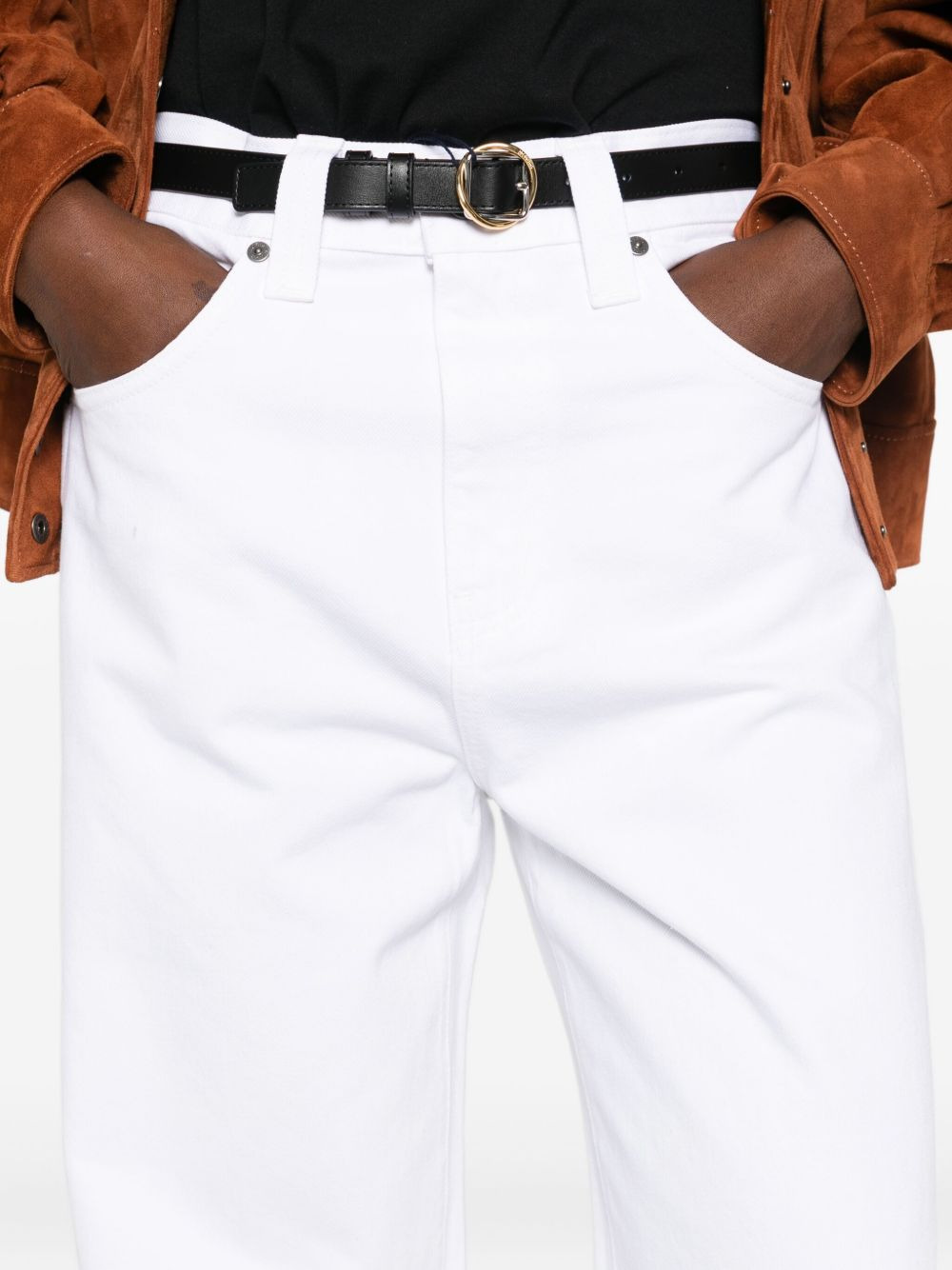 button-fly jeans - 5