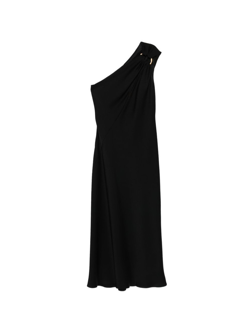one-shoulder draped maxi dress 1