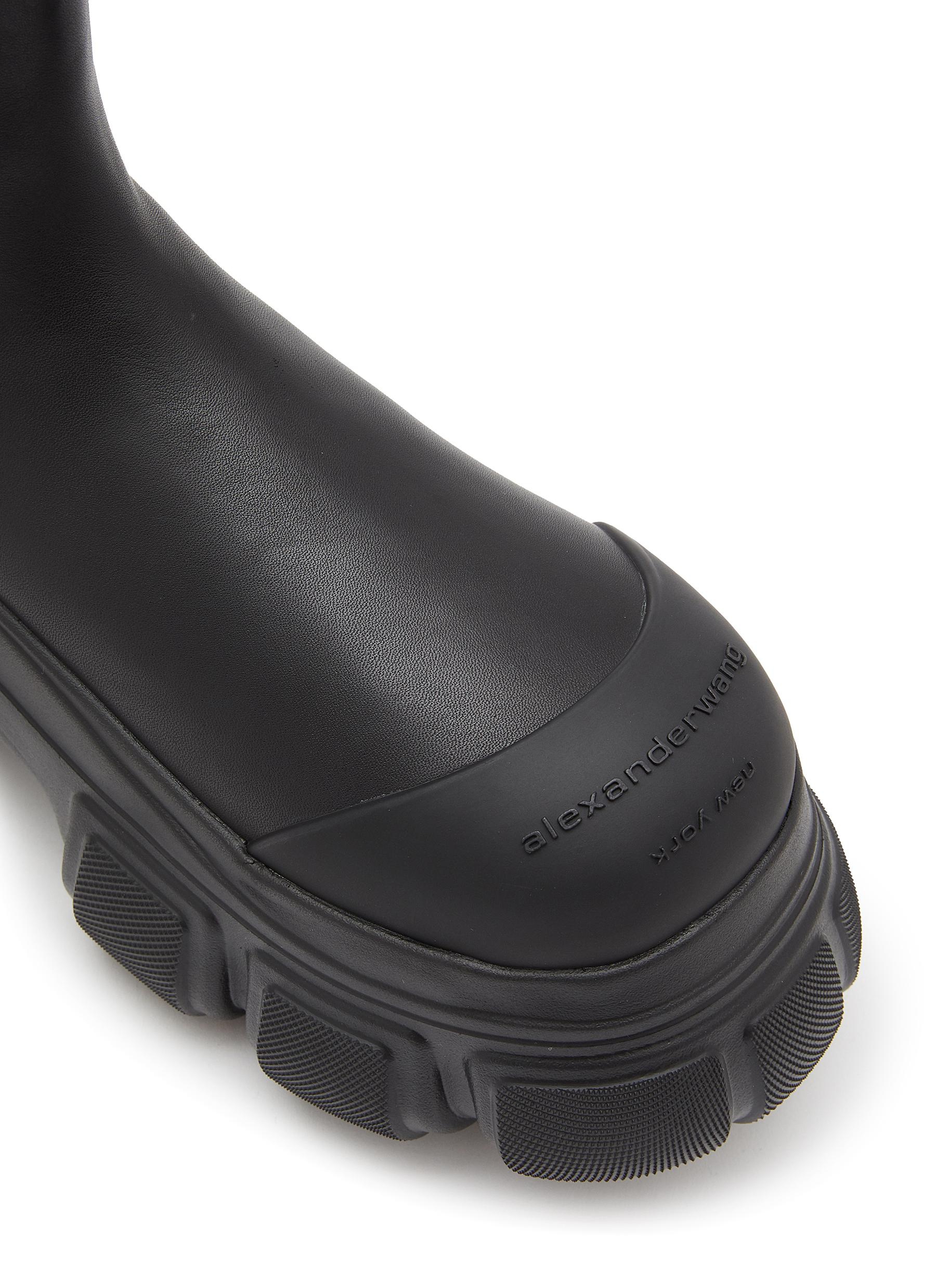 Alexander Wang STORM LEATHER CHELSEA BOOTS | lanecrawford
