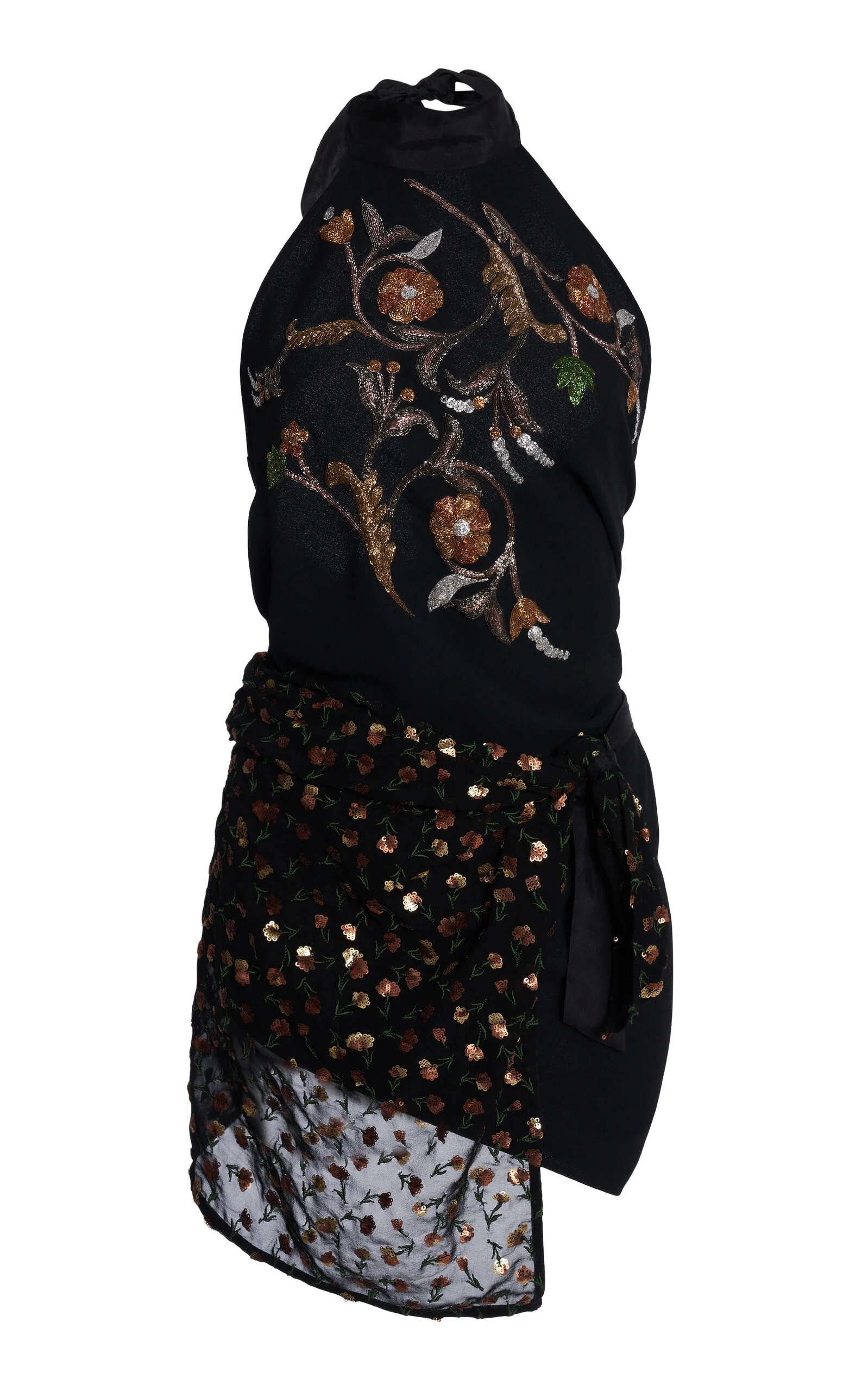 Carfys Embellished Wrapped Top - 1