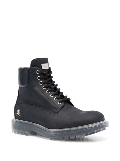 PHILIPP PLEIN Hunter lace-up leather boots outlook