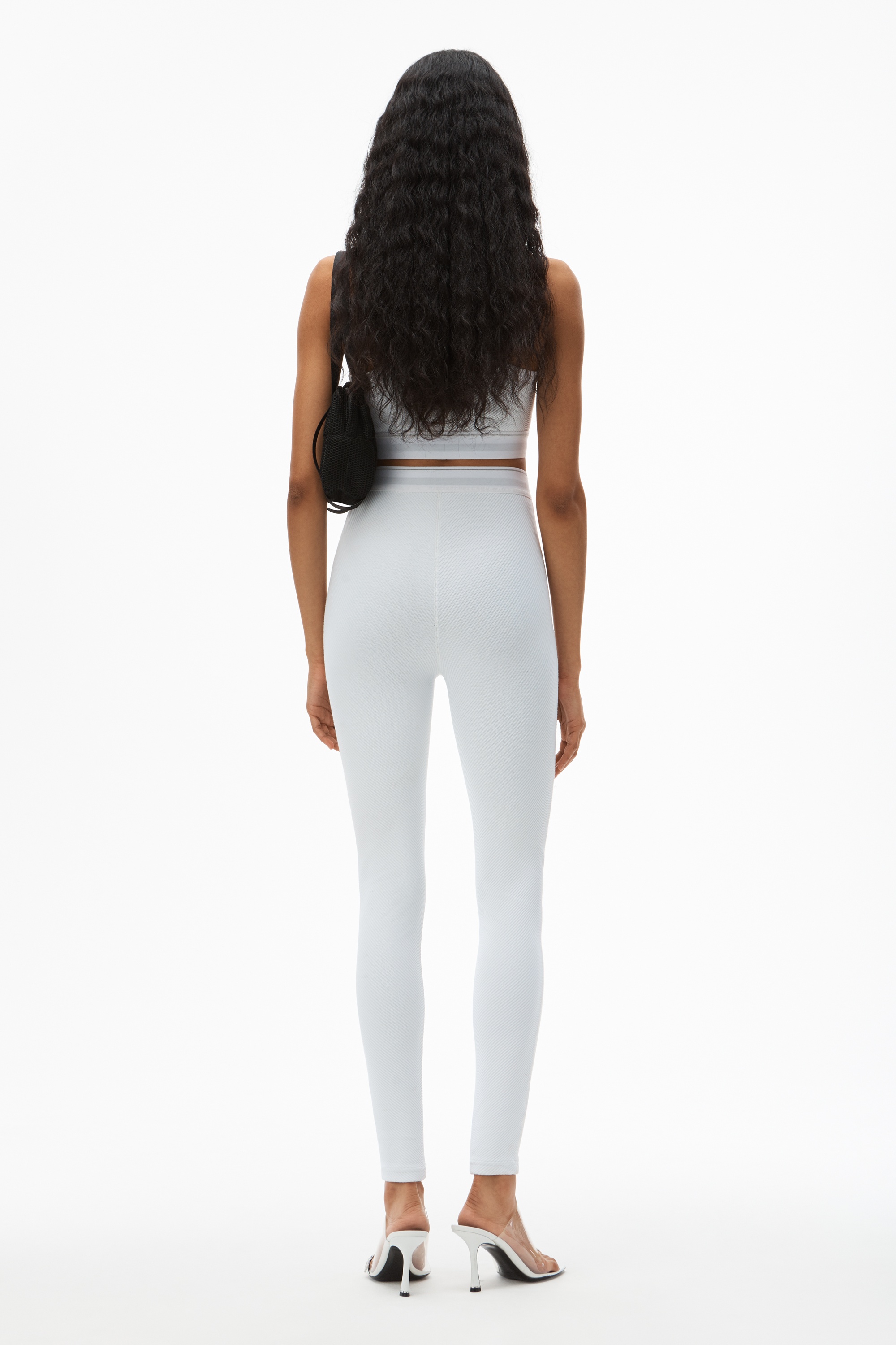 REFLECTIVE LOGO LEGGING IN STRETCH KNIT - 4