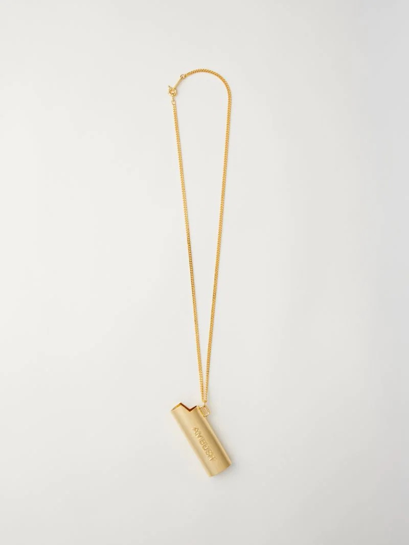 logo ligther case pendant necklace - 2