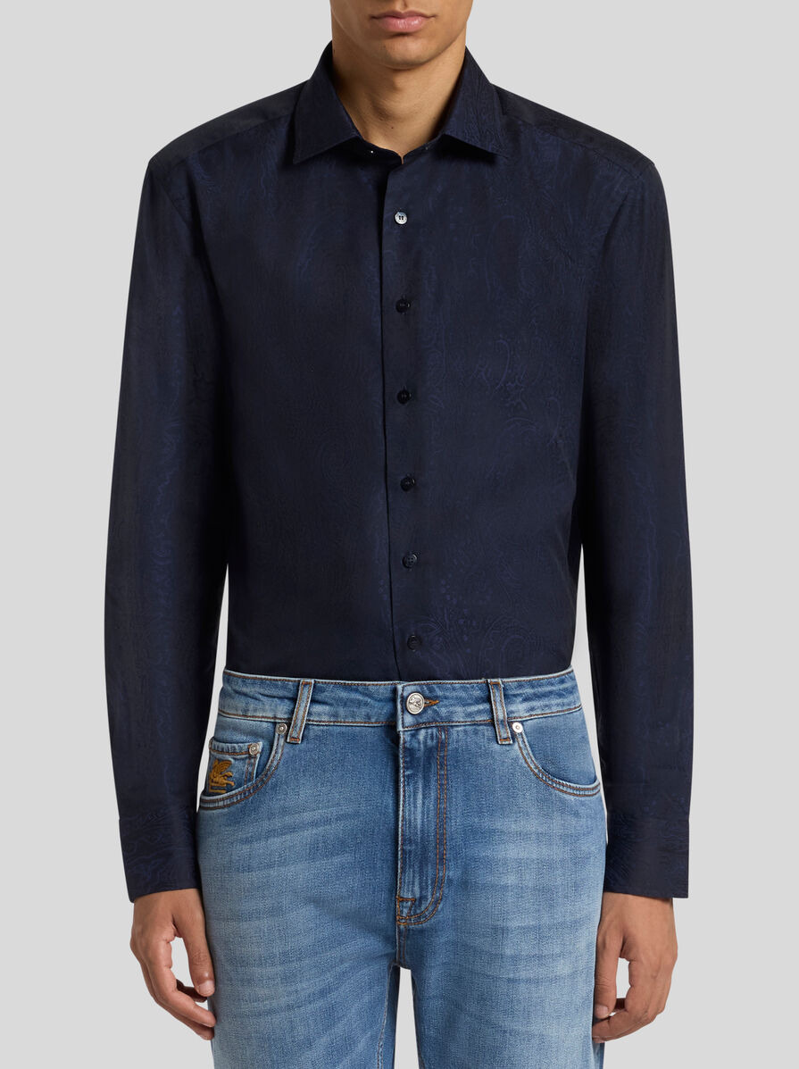 PAISLEY JACQUARD SHIRT - 2