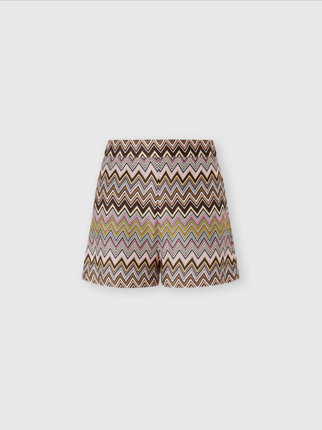 Zig zag viscose shorts - 1