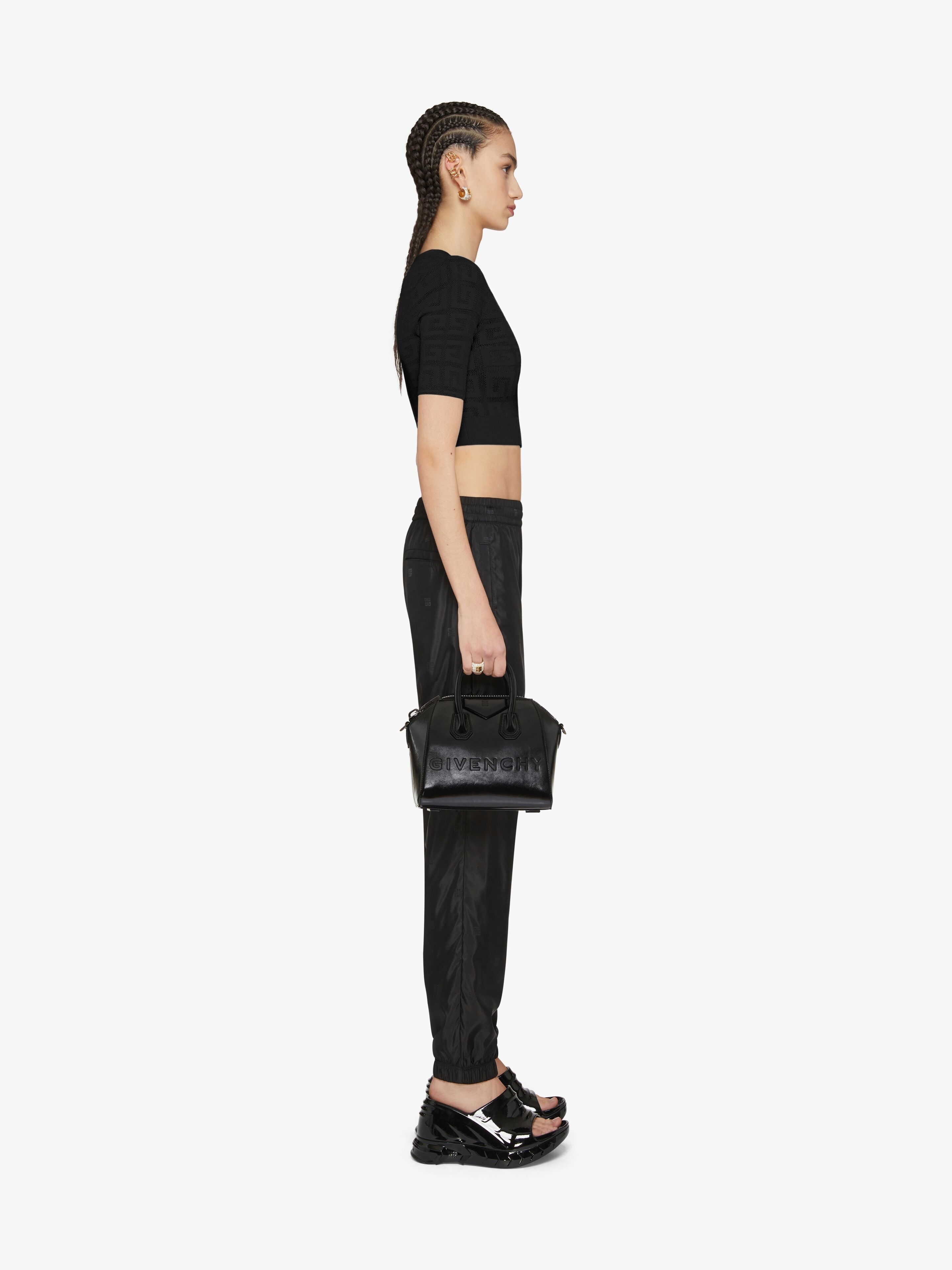 CROPPED SWEATER IN 4G JACQUARD - 3