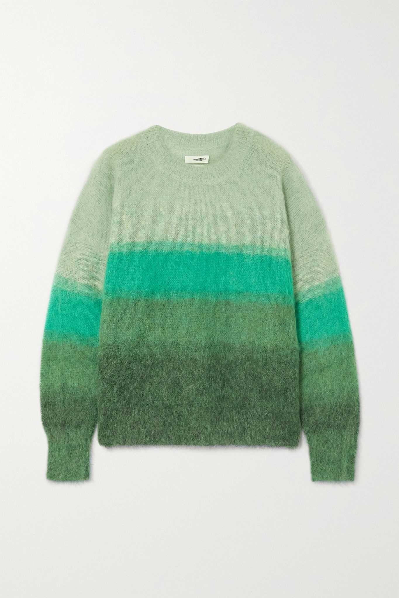 Drussell striped mohair-blend sweater - 1